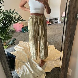 Free people marigold yellow silky pant